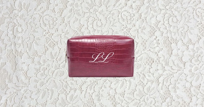 Leather Makeup/Skincare Bag
