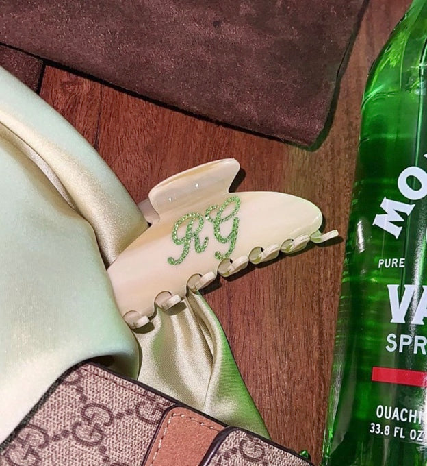personalized claw clip