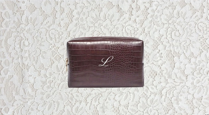 Leather Makeup/Skincare Bag